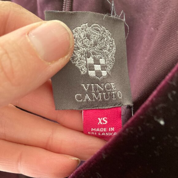 Vince Camuto XS Women's Off the Shoulder Velvet Cocktail Dress - Picture 5 of 5